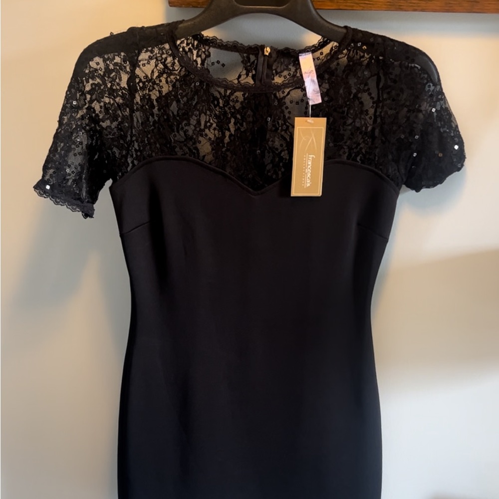 Black cocktail dress